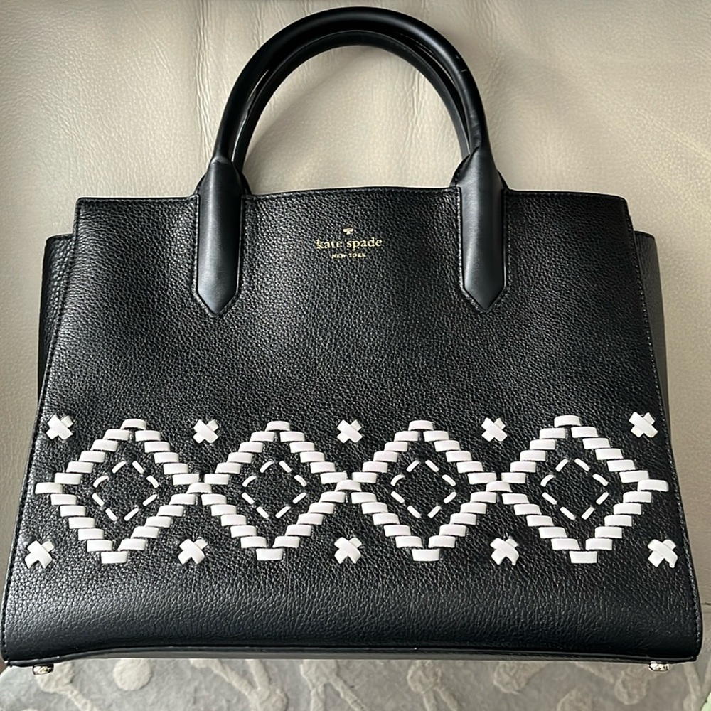 Gorgeous Kate Spade black leather bag